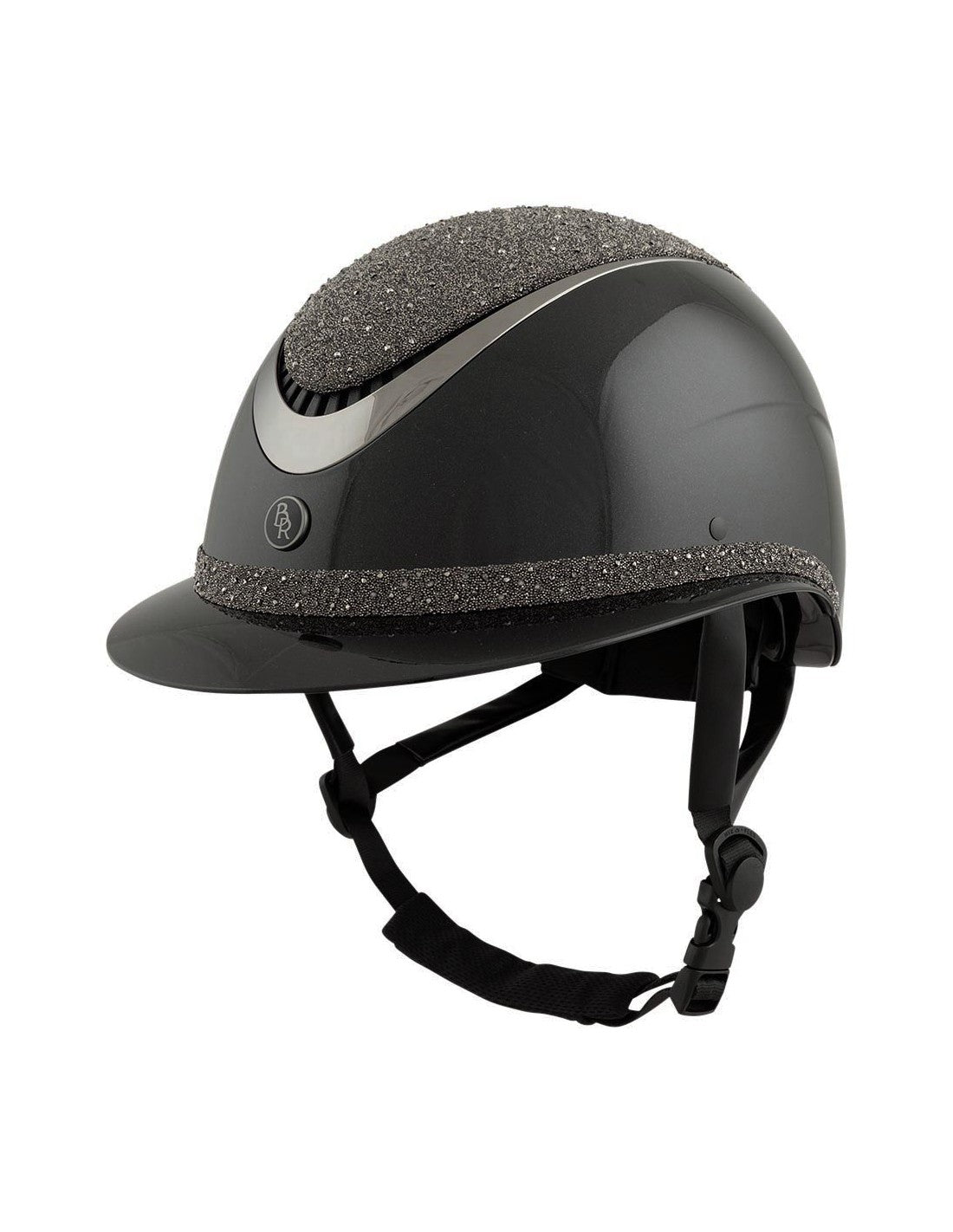 Jāšanas ķivere BR Riding Helmet Theta Plus Dazzling Glamourous Glossy
